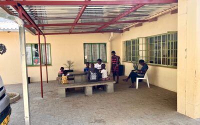 Ein Schattendach für den Innenhof